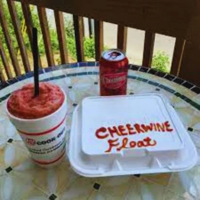 Cookout Cheerwine Float